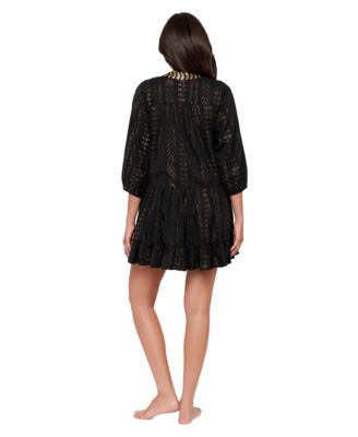 Women's Cover-Up V-Neck Beach Dress