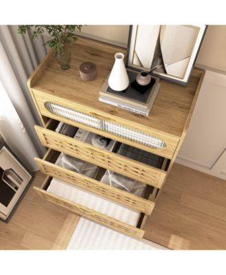 4 Drawer Dresser - Modern Chest of Drawers for Versatile Storage