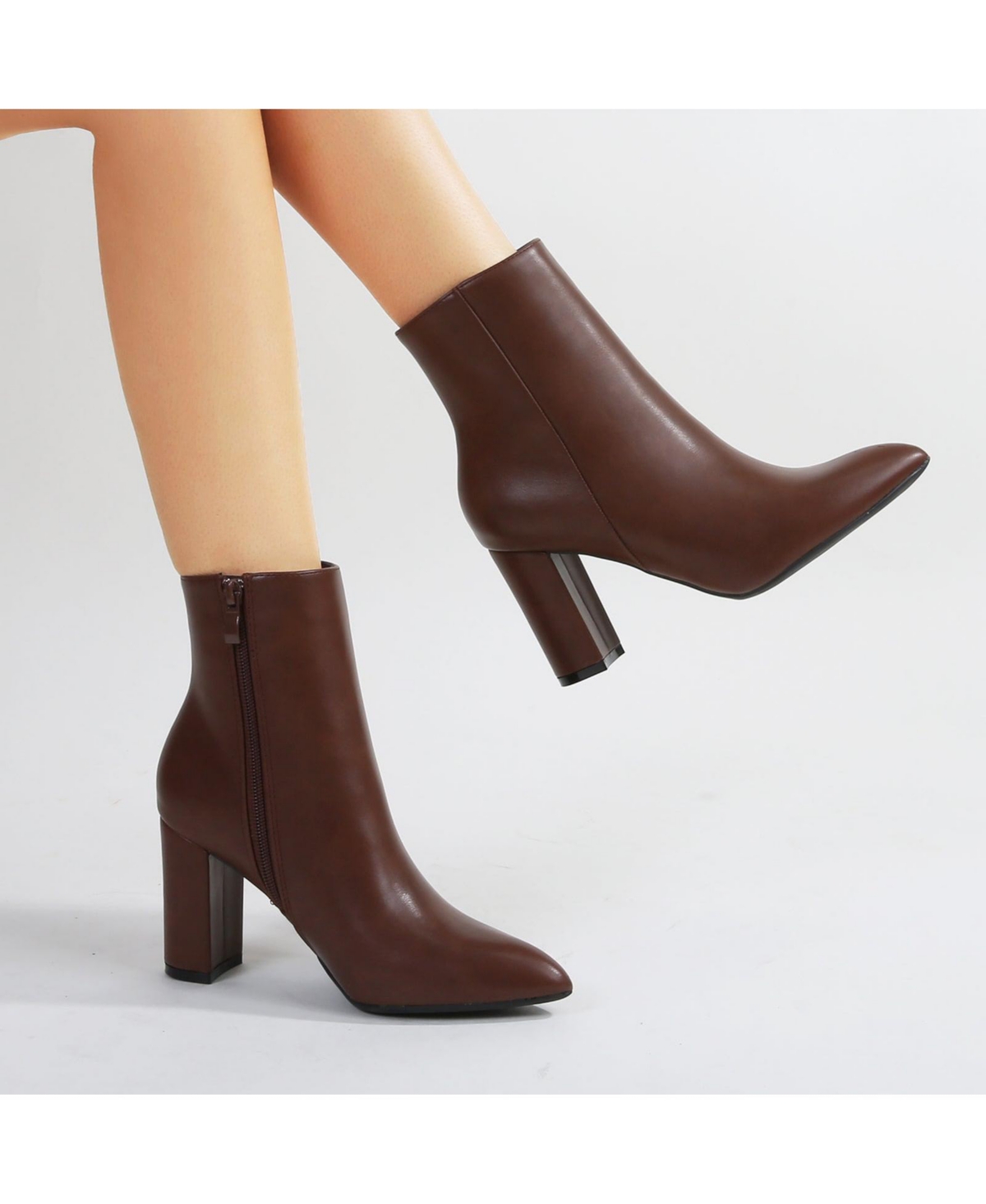 Berness Sara Block Heel Ankle Boots