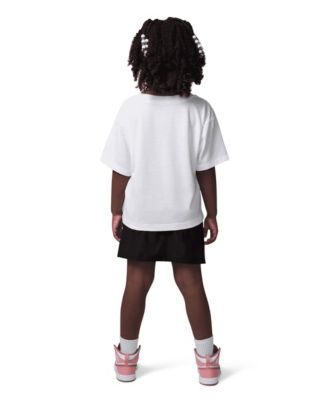 Girls' 4T-6X Crafted Utility Crewneck T-Shirt and Skort, 2-Piece Set
