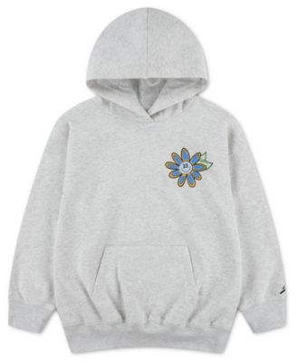 Girls' 7-16 Floral Flight Long-Sleeve Hoodie