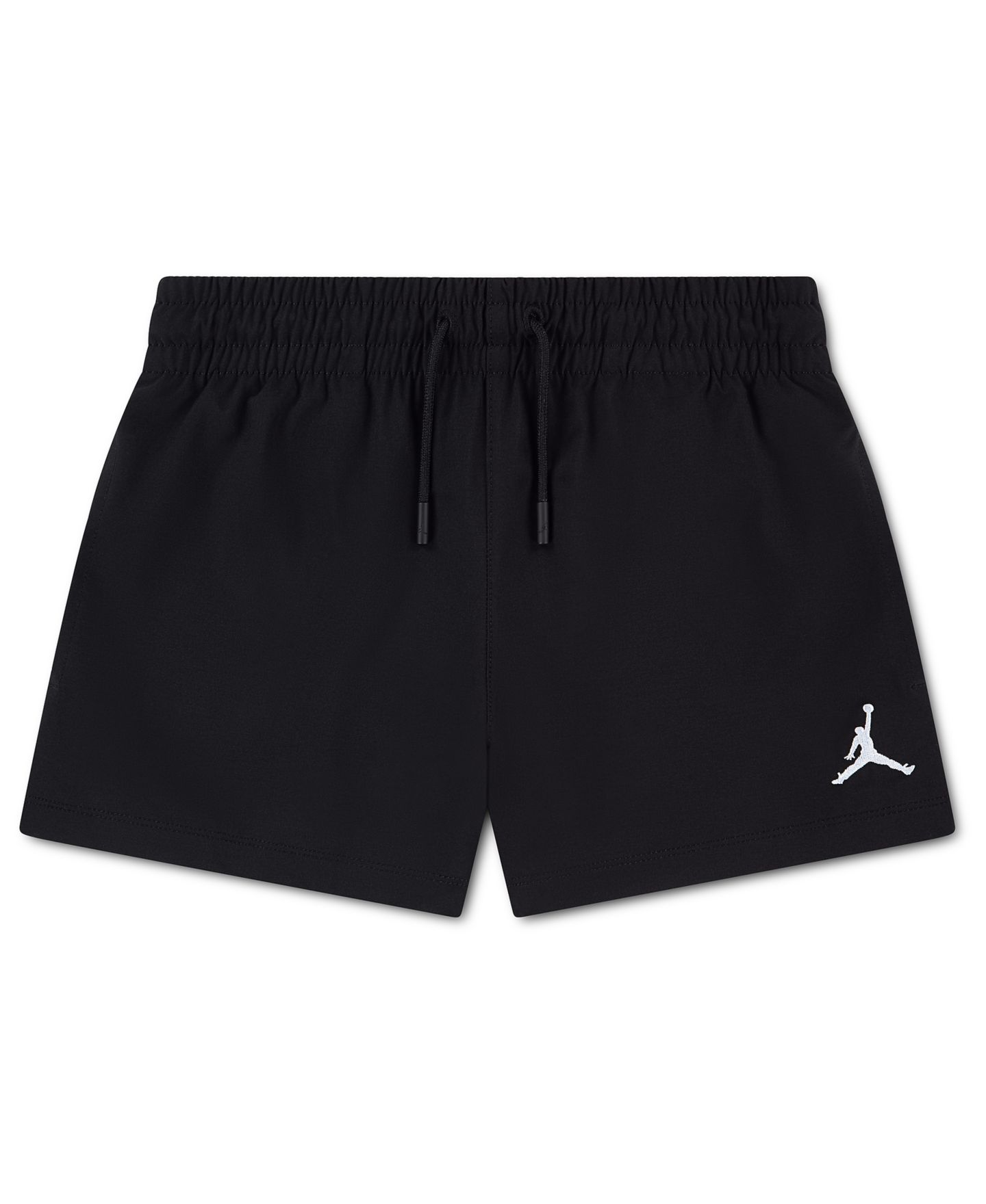 Шорты Jordan Essentials Woven Pull-On Shorts для девочек, цвет: Чёрный — фото 1