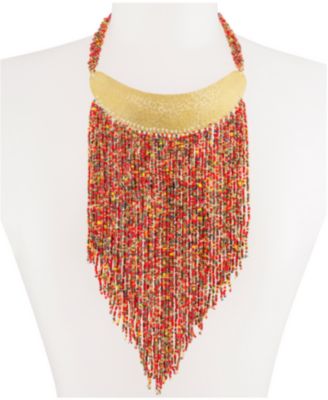 Kendi Amani Maasai Necklace- Short - Red 85$
