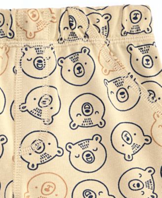 Baby Boys' Bear-Print Shorts