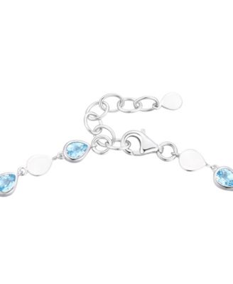 Blue Topaz (2-1/5 ct. t.w.) Luna Bracelet in Sterling Silver (Also Available in Multi-Stones)