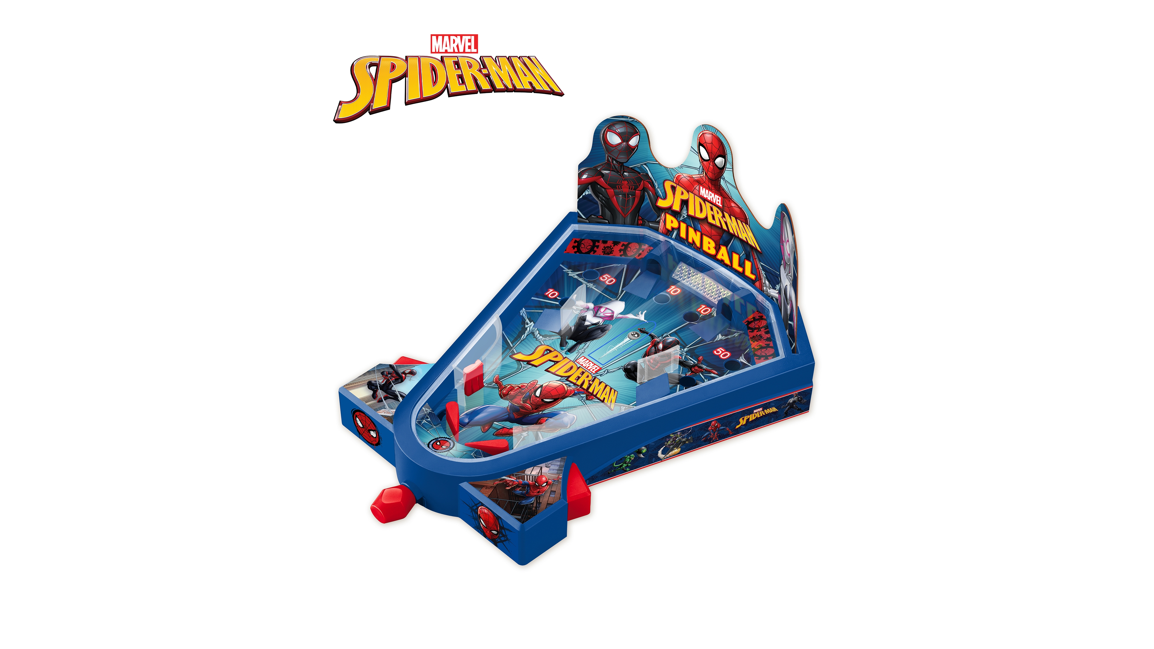World Tech Toys Spider-Man Tabletop Baseball Pinball Game Toy
