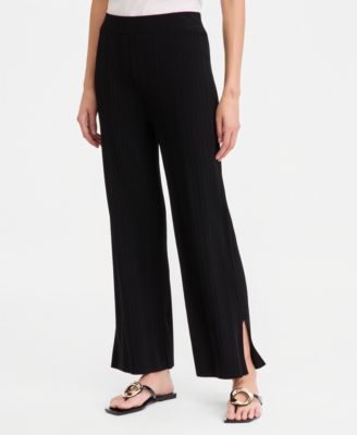 Women's Rib-Knit Pull-On Pants