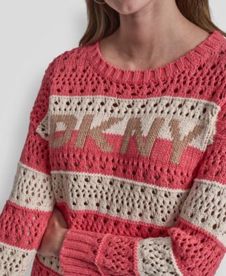 Petite Long-Sleeve Stripe Sweater