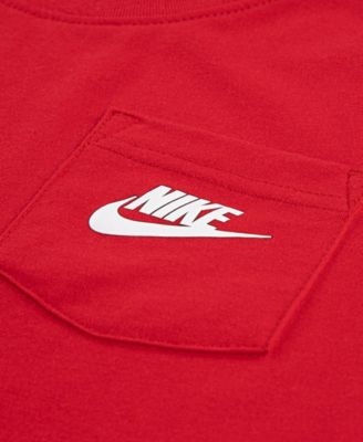 Boys' 2T-4T Pocket T-Shirt and French Terry Shorts, 2-Piece Set