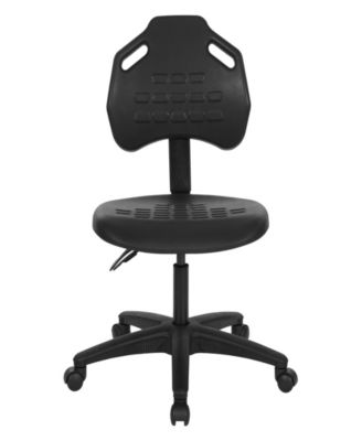 32.25" Metal Self Skinned Urethane Task Chair Seat