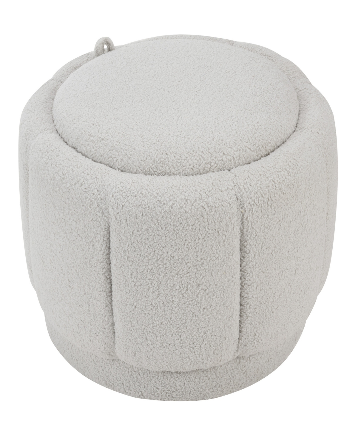 Osp Home Furnishings 15.75" Wood Lanyard Storage Ottoman