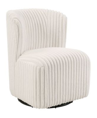 30.75" Fabric Lucia Swivel Accent Chair