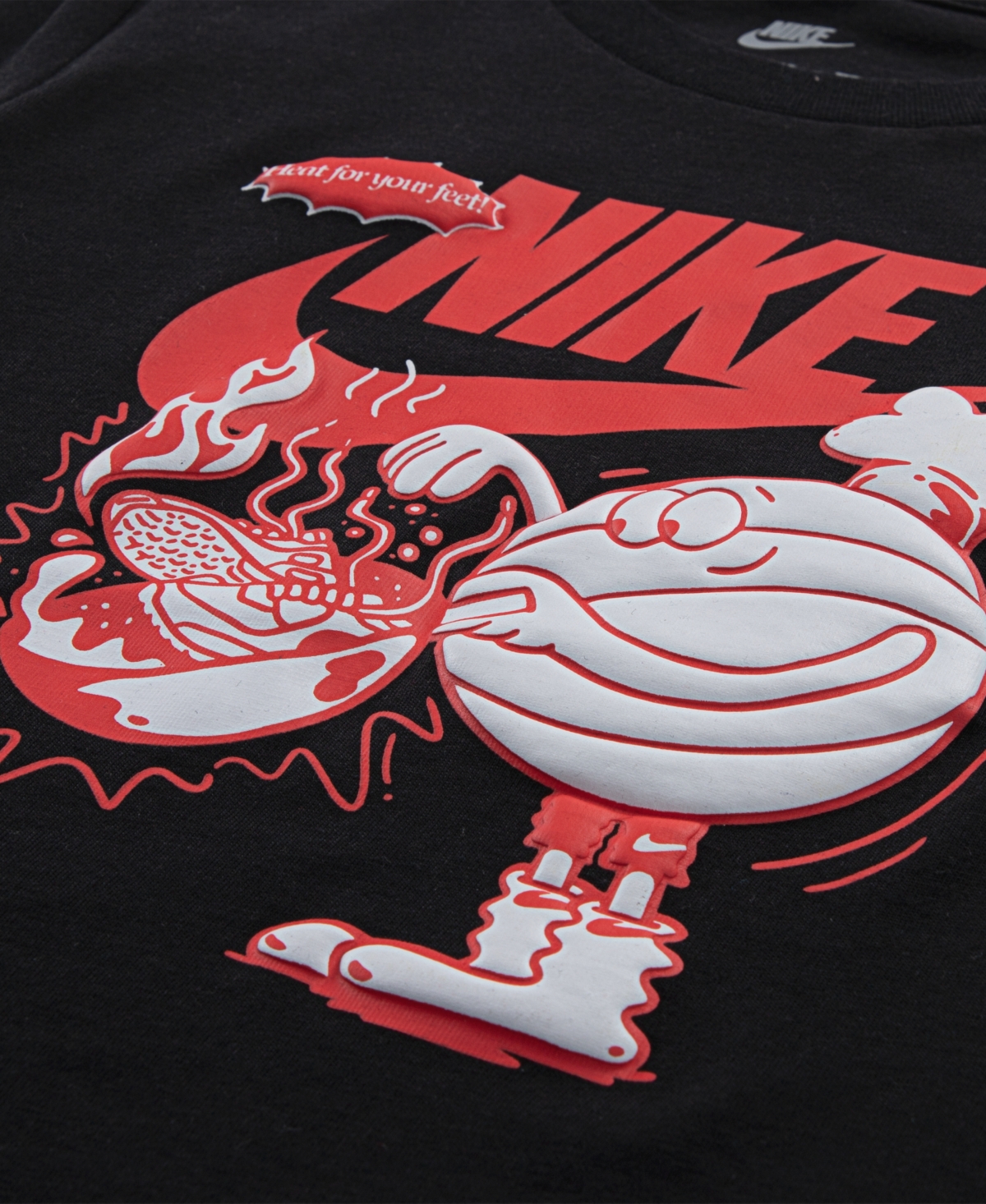 Nike Boys' Toddler 2T-4T Heat For Your Feet Crewneck T-Shirt