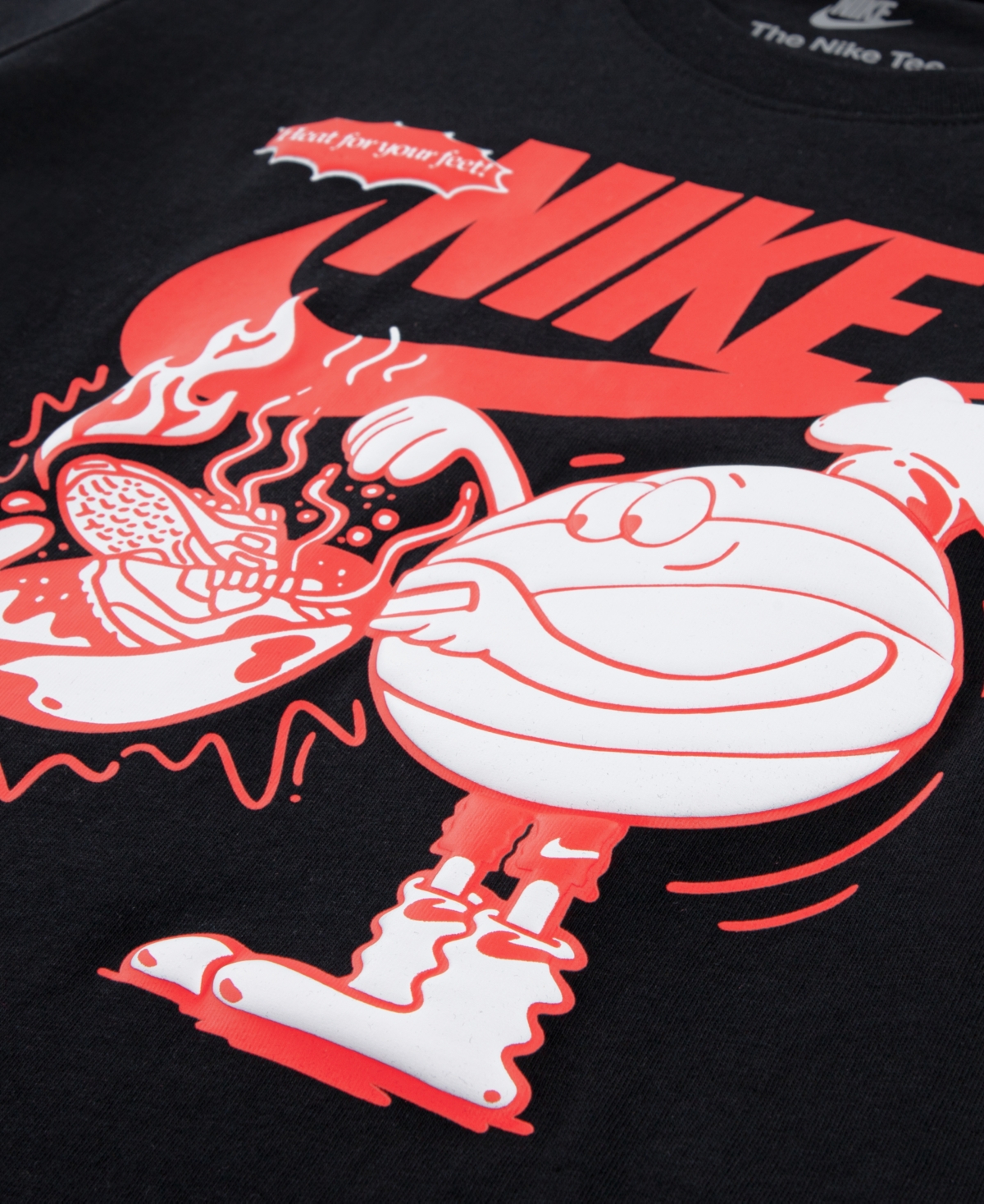 Nike Boys' 4-7 Heat For Your Feet Crewneck T-Shirt