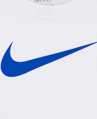 Boys' 4-7 Dri-FIT Swoosh T-Shirt and Shorts, 2-Piece Set