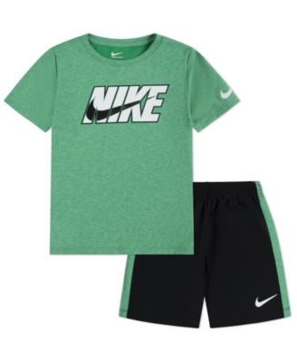 Boys' 4-7 Dri-FIT Dropset T-Shirt and Shorts, 2-Piece Set