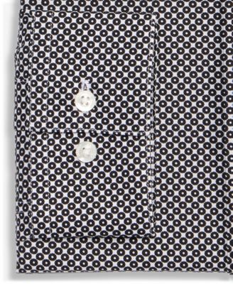 Hugo Boss Men's Valerio Long Sleeve Button-Front Geo Print Shirt