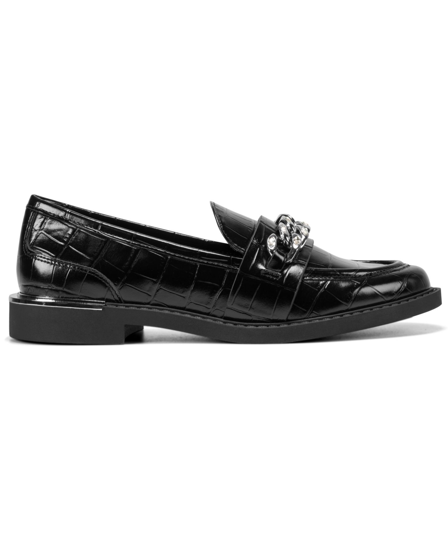 Женские туфли DKNY Ryleigh Stone Slip-On, цвет: Чёрный — фото 2