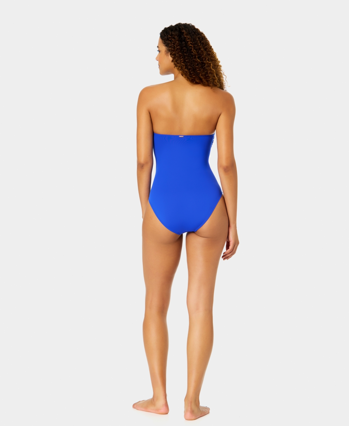 Anne Cole Twist-Front Ruched One-Piece Swimsuit