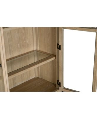 Marcel 68" Wood Curio Cabinet