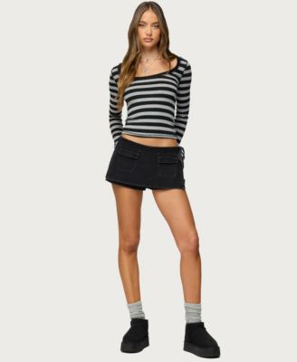Women's Rainey Striped Long Sleeve Top
