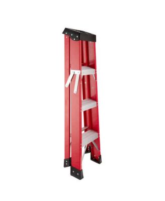 3 Step Reach Aluminium Foldable Step Stool with Wide Anti-Slip Pedals for Home/Office, 580 lbs. Capacity