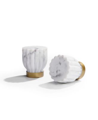 Marbled Flute Single Curtain Rod and Finial, Adjustable Length 66”-120”