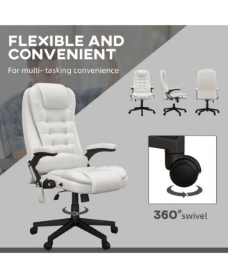 High-Back Vibration Massage Chair, Heating Office Chair,