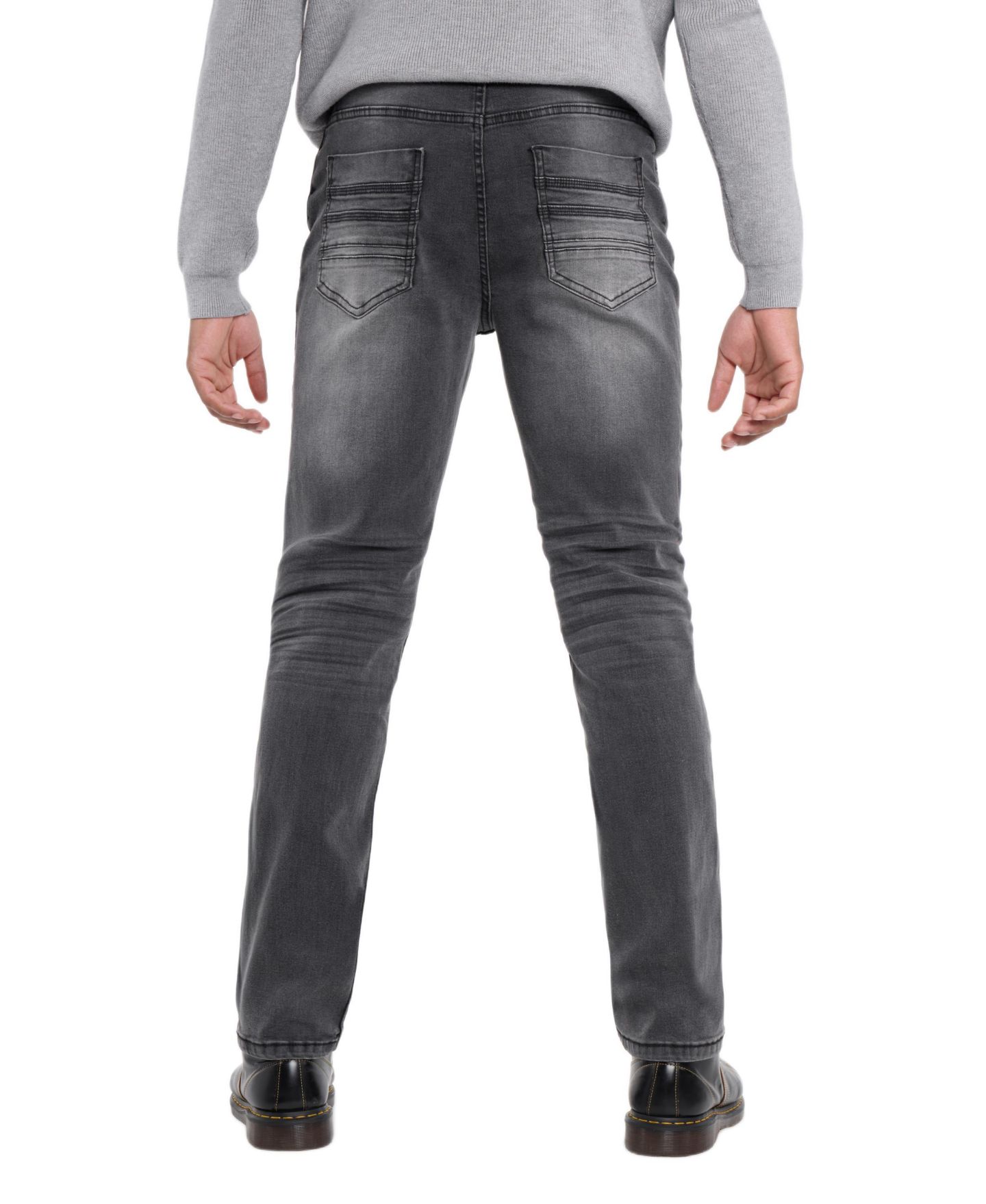 Мужские джинсы CULTURA Pieced Pockets Slim Fit, цвет: Серый варёный — фото 2