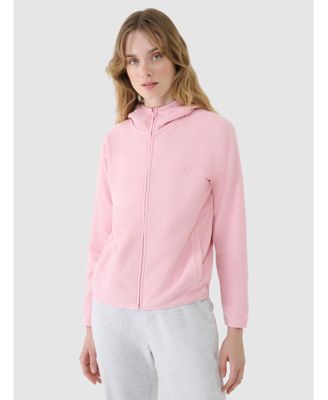 Women's regular hooded fleece - pink