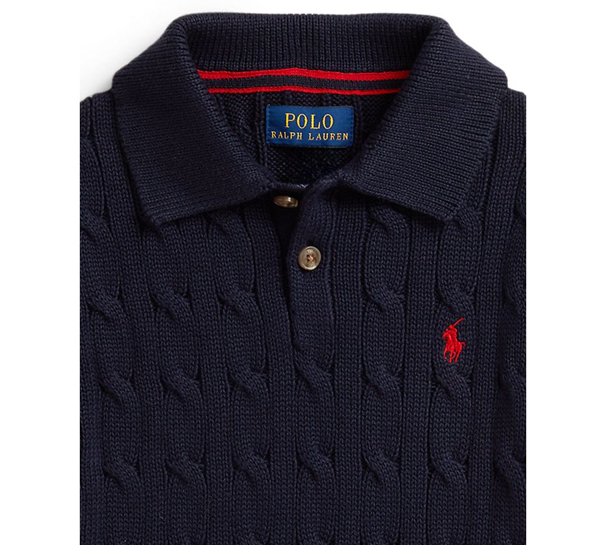 Polo Ralph Lauren Boys 2-7 Cable-Knit Cotton Sweater