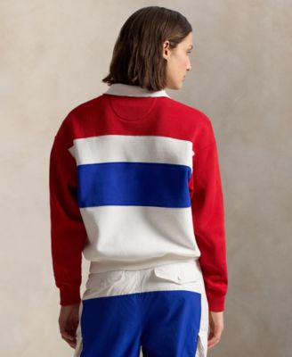 Women's Team USA Graphic Polo Collar Long-Sleeve Knit Top