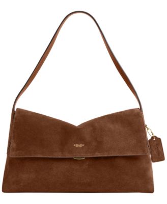 Chelsea Medium Suede Shoulder Bag 36