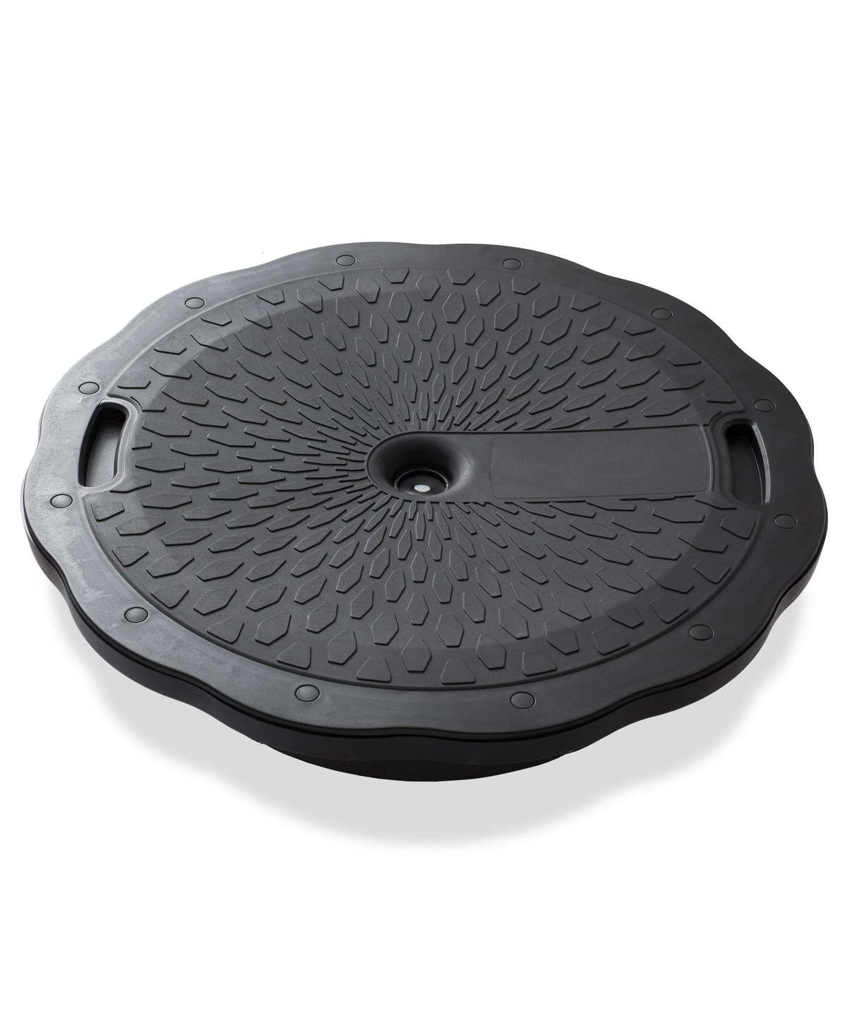 Philosophy Gym Half Balance Ball Exercise Trainer - Half Yoga Ball Trainer with Foot Pump