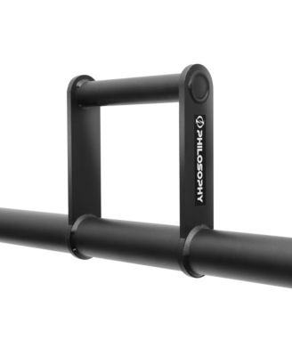 Farmers Walk Handles Pair - Barbell Style Grip Farmer Carry Bar Set for Weight Training