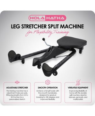 Leg Stretcher Split Machine for Flexibility Training, Steel, Black