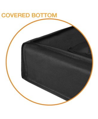 Outdoor TV Cover - 65" Model For 63" - 67" Flat Screens - Slim Fit - Weatherproof Weather Dust Resistant Television Protector - Black