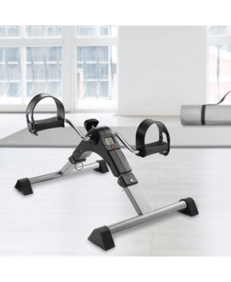 Foldable Under Desk Exercise Bike Portable Arm and Leg Pedal Exerciser