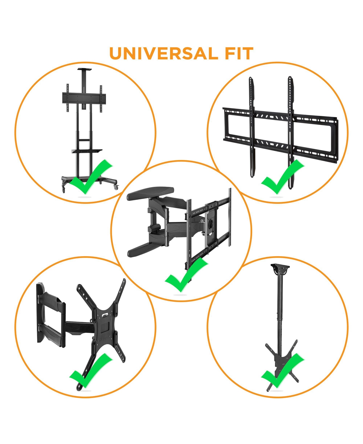 Outdoor Tv Cover - 60" Model For 58'' - 62" Flat Screens - Slim Fit - Weatherproof Weather Dust Resistant Television Protector - Brown