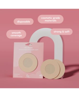 M3 Disposable Nipple Covers for Women | Hypoallergenic & Breathable Nipple Covers | Seamless, Single-Use & Medical Grade, 40 Count