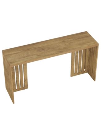 Bar Table, 63-Inch Counter Height Pub Table, Industrial Bar Height Table, Rectangular High Top Kitchen & Dining Counter Tables