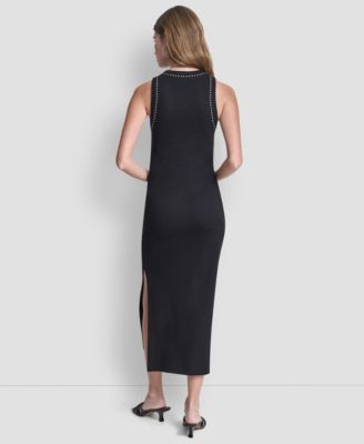 Women's Domestud Tank Crew Neck Pencil Midi Dress