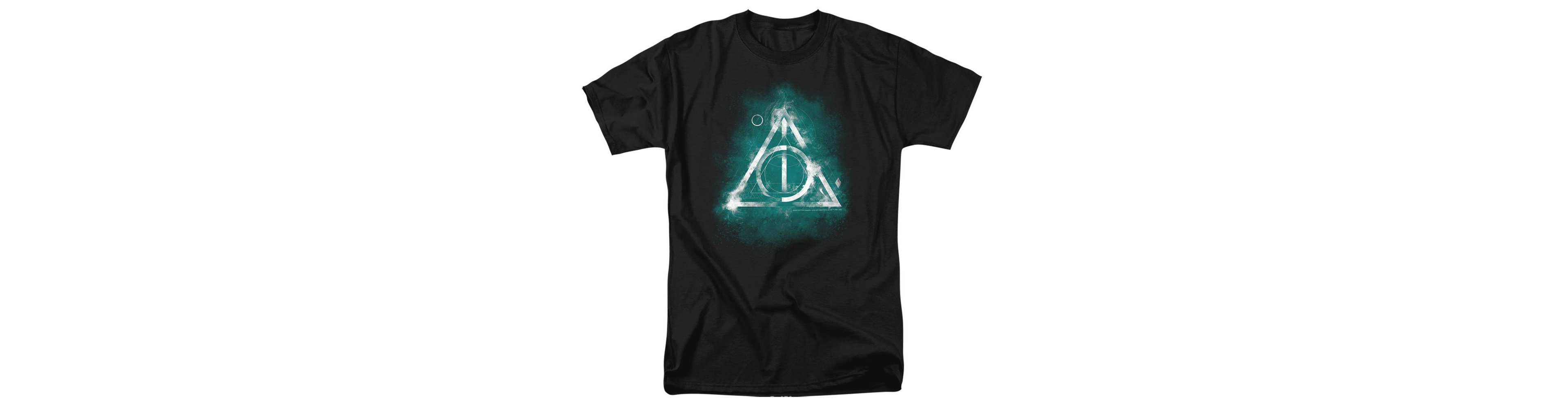 Harry Potter Men's Geometric Deathly Hallows T Shirt