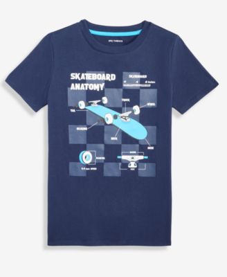 Boys' XS-XL Skateboard T-Shirt
