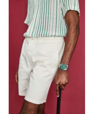 Eco-Drive Men's Disney Mickey Mouse Stainless Steel Bracelet Watch 43mm