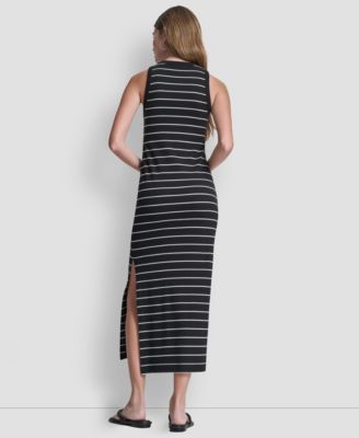 Women's Side-Slit Tank Midi Dress