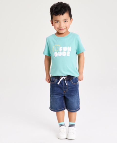 Шорты Epic Threads Super Soft Stretch Knit Denim Shorts для мальчиков, цвет: Варёный