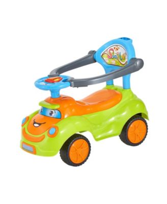 Ride On Push Car, Push Car for Toddler 19 to 36 Months, Around Buggy with Guardrails, Handle & Under-seat Storage