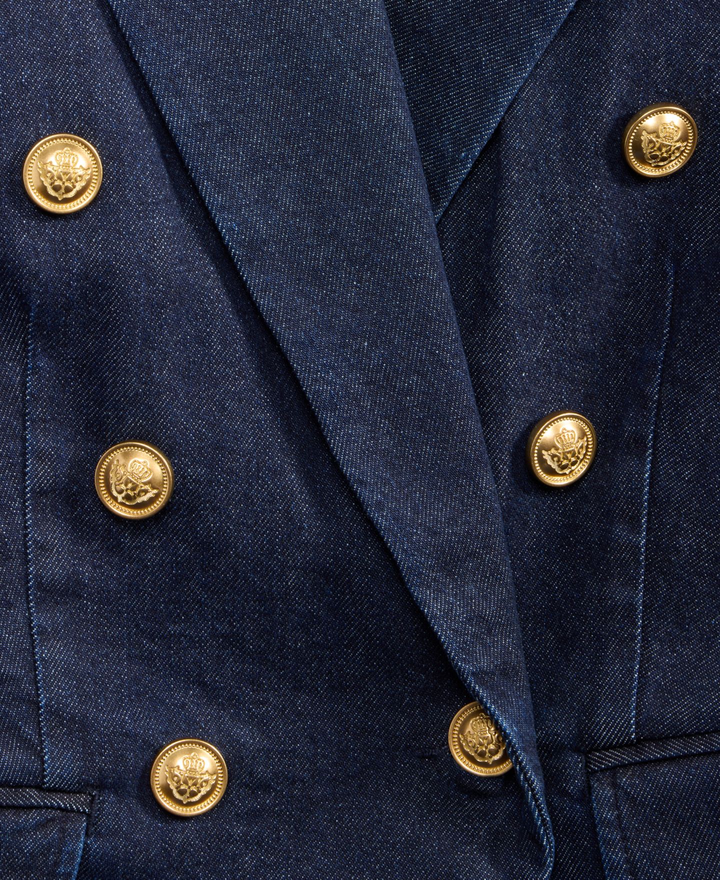 Женский пиджак I.N.C. International Concepts Double-Breasted Denim Blazer, цвет: Варёный — фото 5