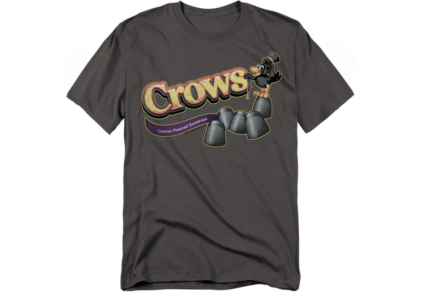 Мужская футболка Tootsie Roll Tootise Roll Crows, цвет: Угольный — фото 1